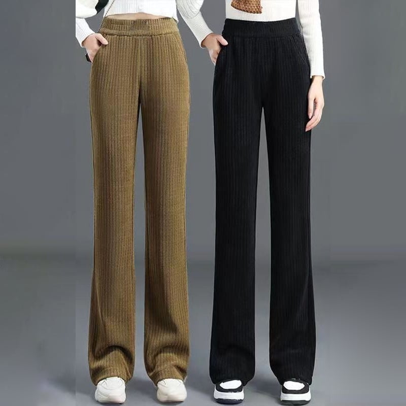 ❄️Winter Necessity🌟Women's Versatile Stretchy Elastic Waist Comfy Wide-Leg Pants
