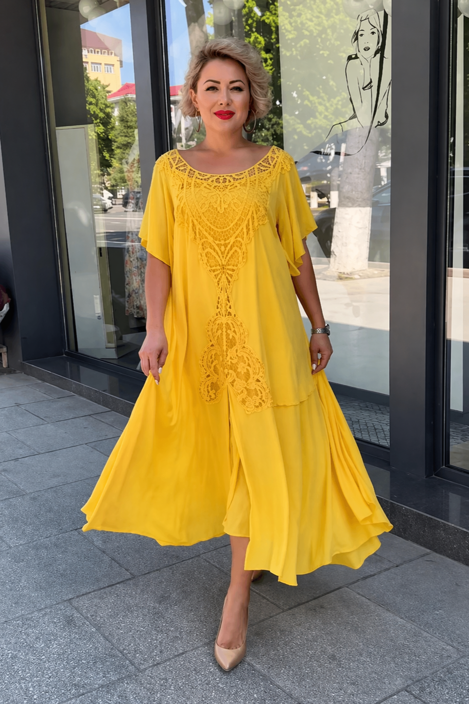 Elegant Boho Embroidered Midi Dress (Buy 2 Free Shipping)