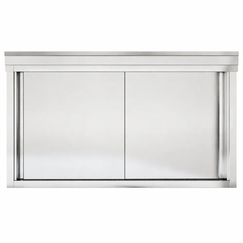 Armoire murale de cuisine avec portes coulissantes et compartiment