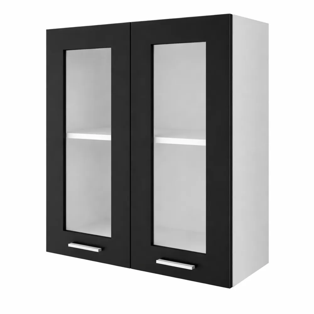 Meuble Mural Noir 60x31x60 cm en Bois d'Ingénierie