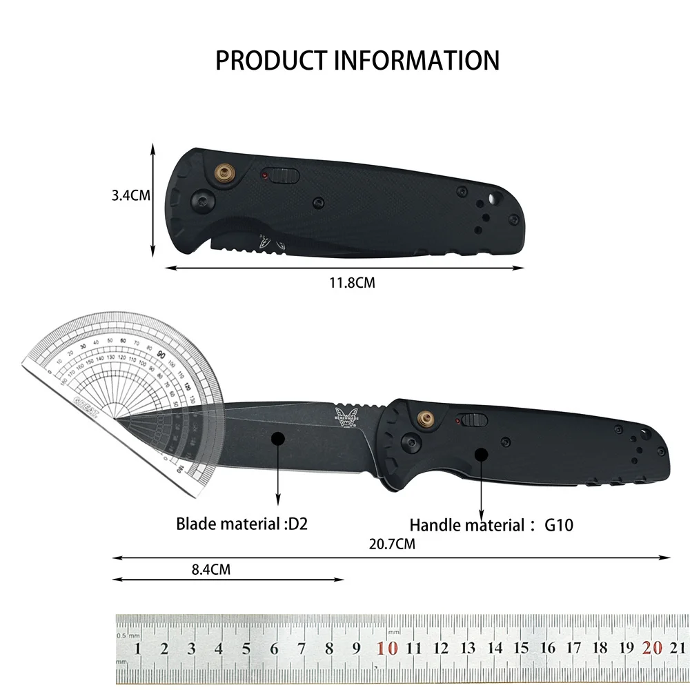 ⚡Last Day 70% OFF丨🦋Benchmade 4300BK-02 CLA Automatic Knife🔥Buy 2 Free Shipping Only Today!