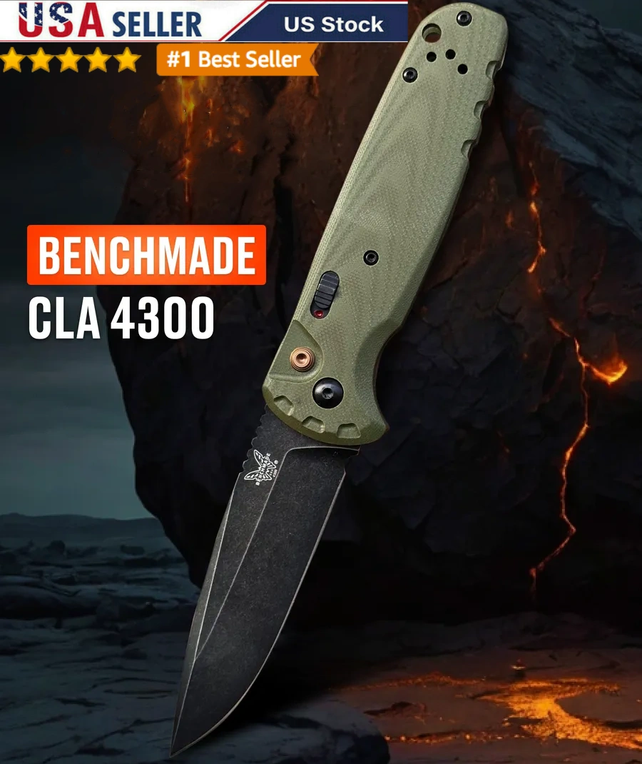 ⚡Last Day 70% OFF丨🦋Benchmade 4300BK-02 CLA Automatic Knife🔥Buy 2 Free Shipping Only Today!