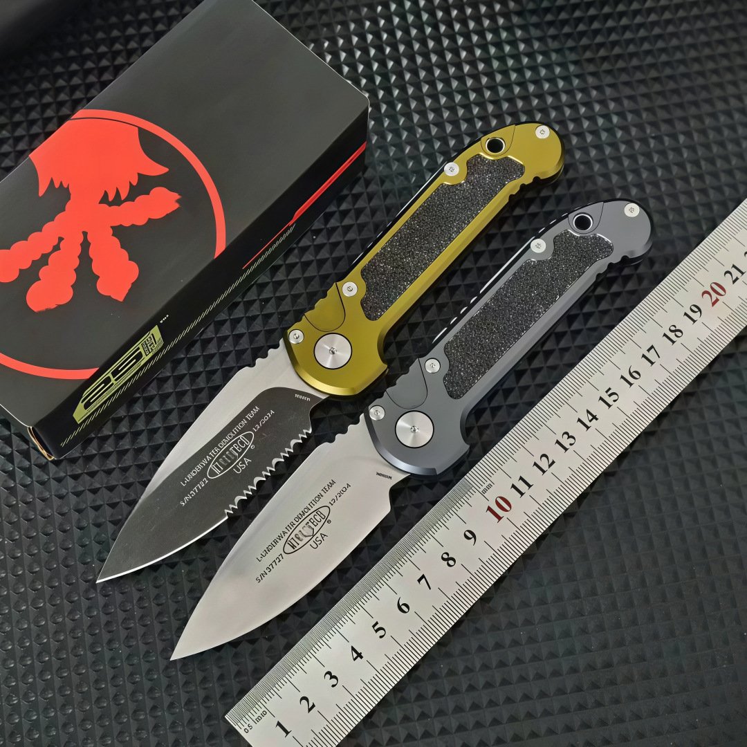🔥MT D2 Steel Folding Knife with Pocket Clip – Non-Slip Aluminum Handle & One-Hand Deployment for Outdoor Camping and Fishing.