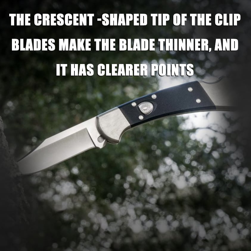 Bk 110 Folding Hunter Collection: 420HC & MagnaCut Steel Blades with Genuine Ebony & Brass/Nickel Silver Handles