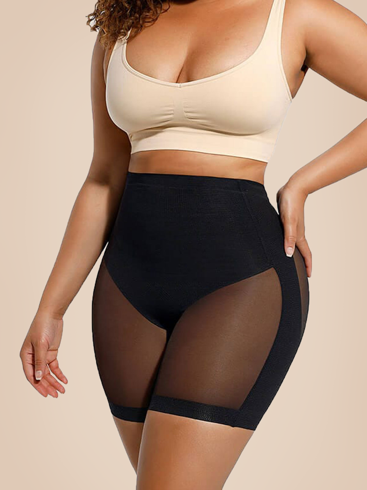 High Waisted Seamless Short Shaper