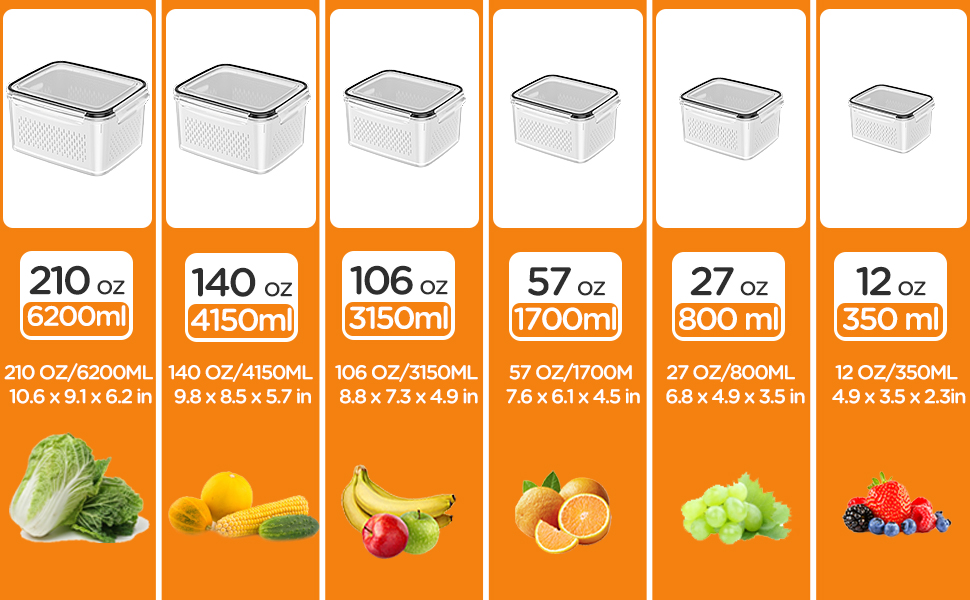 fruit storage containers