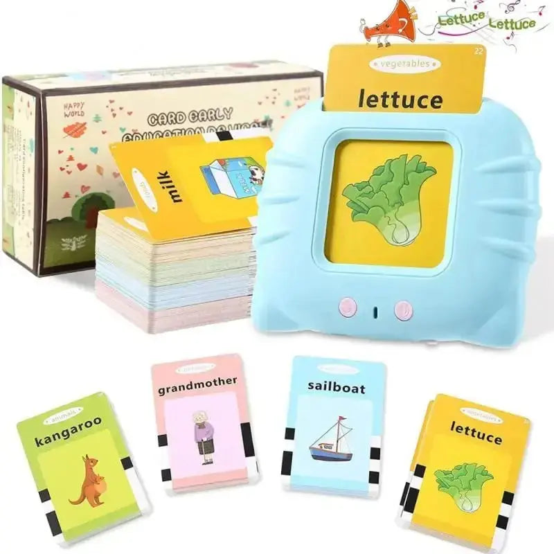 Talking Flash Cards for Toddlers - 224 Sight Words Interactive Educational Toy for Kids Ages 2-8 - Perfect for Children’s Day & Summer Holidays Learning Vocabulary Interaction Outdoorfun