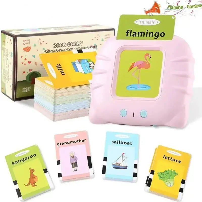 Talking Flash Cards for Toddlers - 224 Sight Words Interactive Educational Toy for Kids Ages 2-8 - Perfect for Children’s Day & Summer Holidays Learning Vocabulary Interaction Outdoorfun