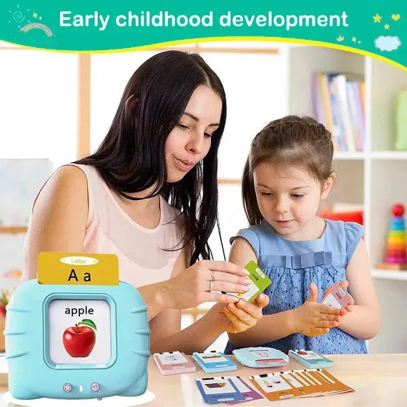 Talking Flash Cards for Toddlers - 224 Sight Words Interactive Educational Toy for Kids Ages 2-8 - Perfect for Children’s Day & Summer Holidays Learning Vocabulary Interaction Outdoorfun