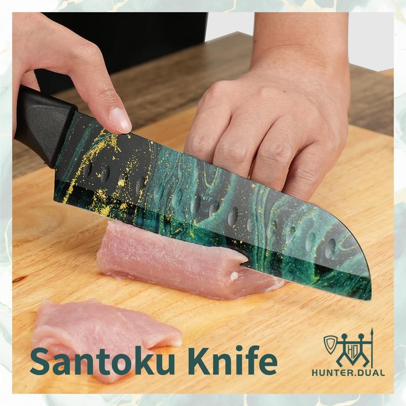 Knife Set, Colorful Kitchen Knife Set, 6 Sharp Kitchen