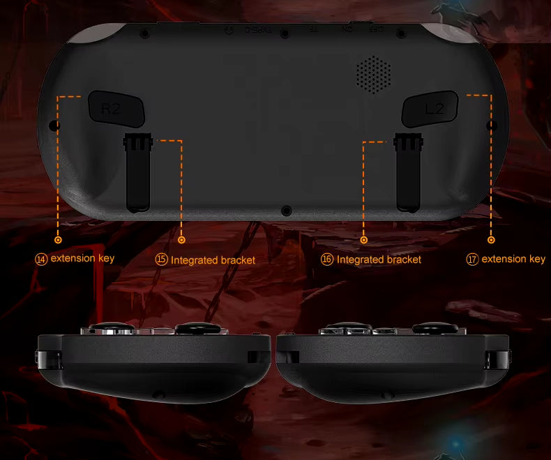 SF3000 Retro Handheld Game Console with 4.5 Inch IPS Screen 3000mAh Battery & 64GB TF Card for Boys Gift Gaming & accessories game Cables cool gadgets boys Box Compact game console retro game consoles gamer gifts for him portable retro game console