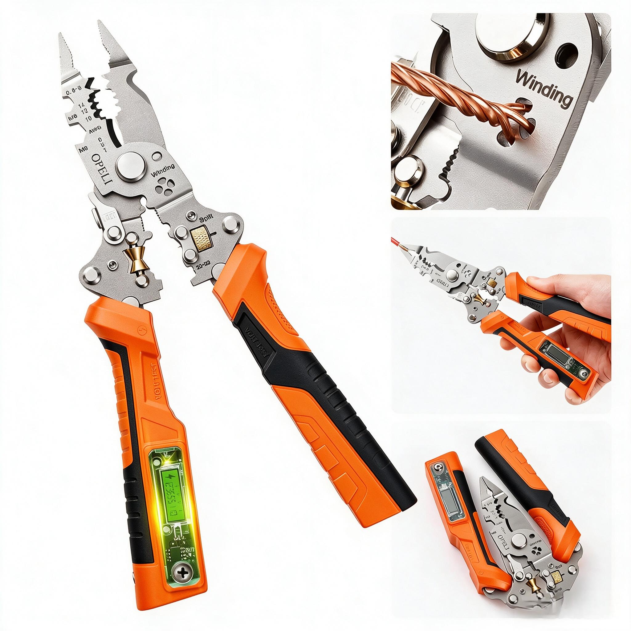 ⚡ 16-in-1 Electrical Pliers with Voltage Tester