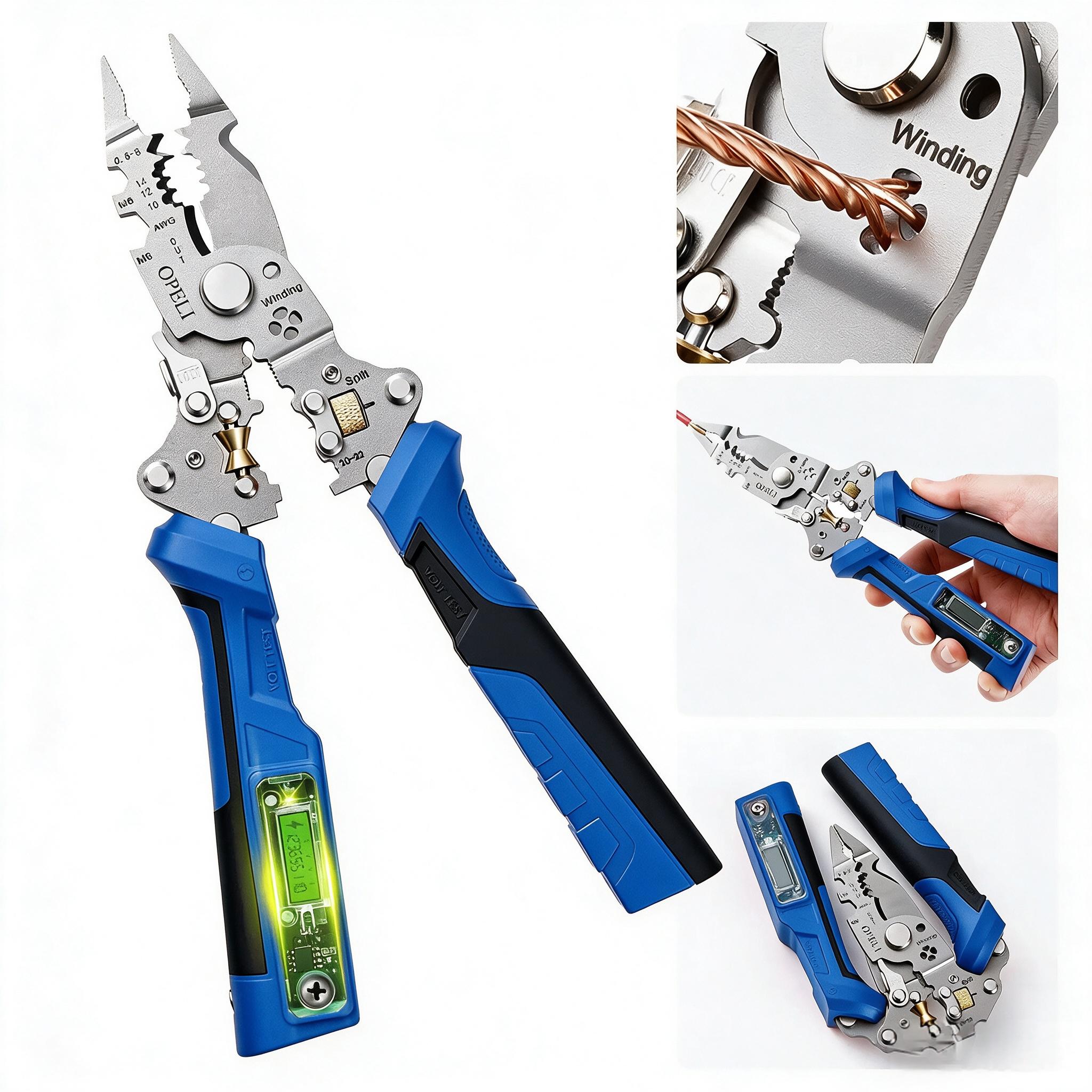 ⚡ 16-in-1 Electrical Pliers with Voltage Tester
