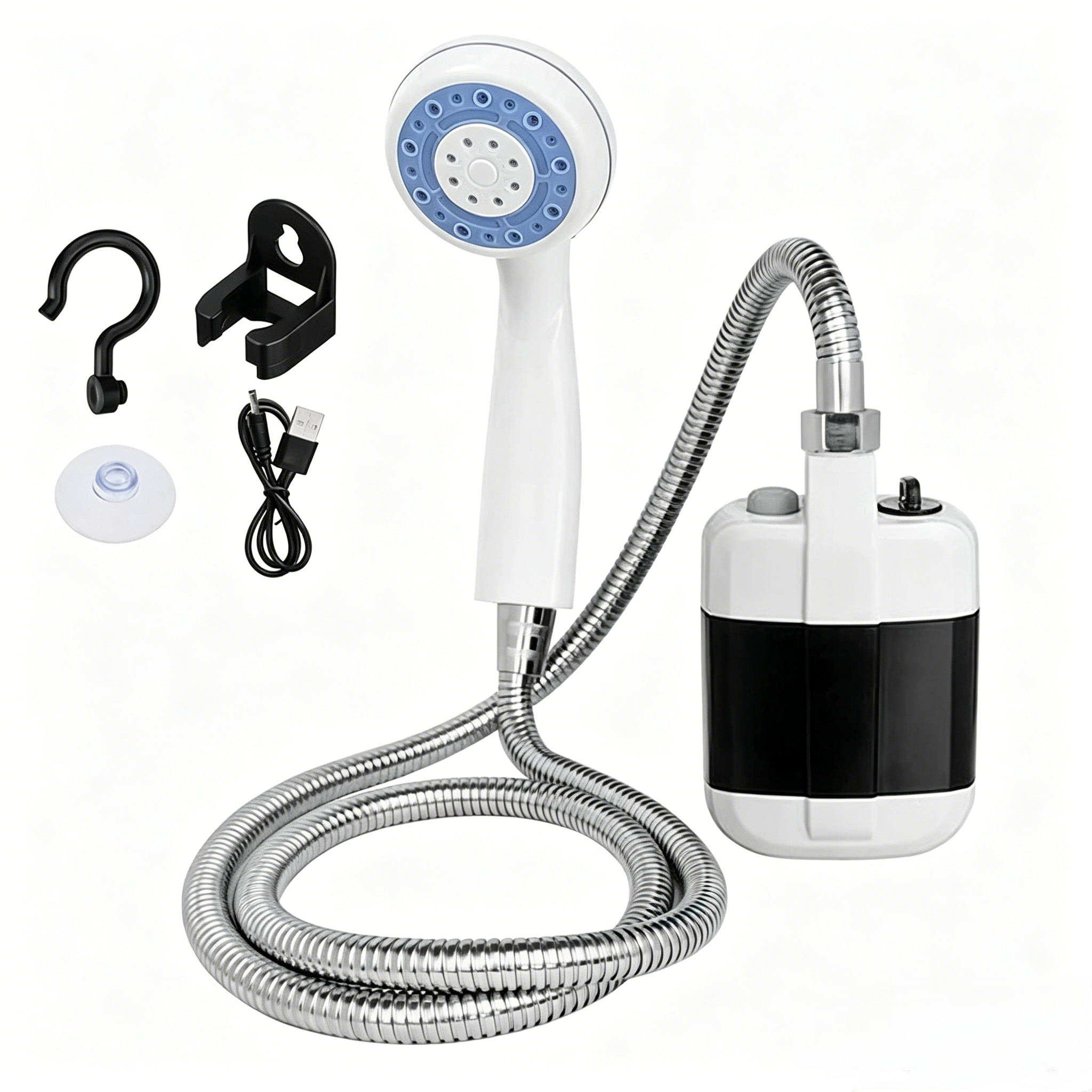 🚿50% Discount✨Portable Camping Shower with Adjustable Flow ✨For Easy and Convenient Outdoor Cleaning!