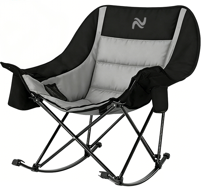 Foldable Outdoor Rocking Moon Chair