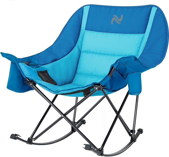 Foldable Outdoor Rocking Moon Chair