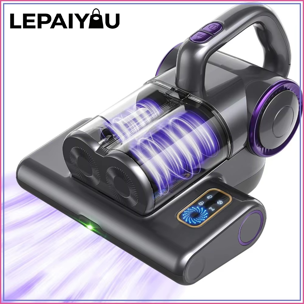 16Kpa Mattress Vacuum Cleaner with UV-C Light, Heat & HEPA, 500W Corded Handheld for Bed, Sofa, Couch