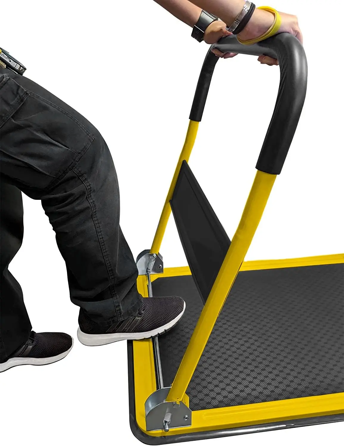 Upgraded Foldable Push Cart Dolly | 330/660 lb Capacity
