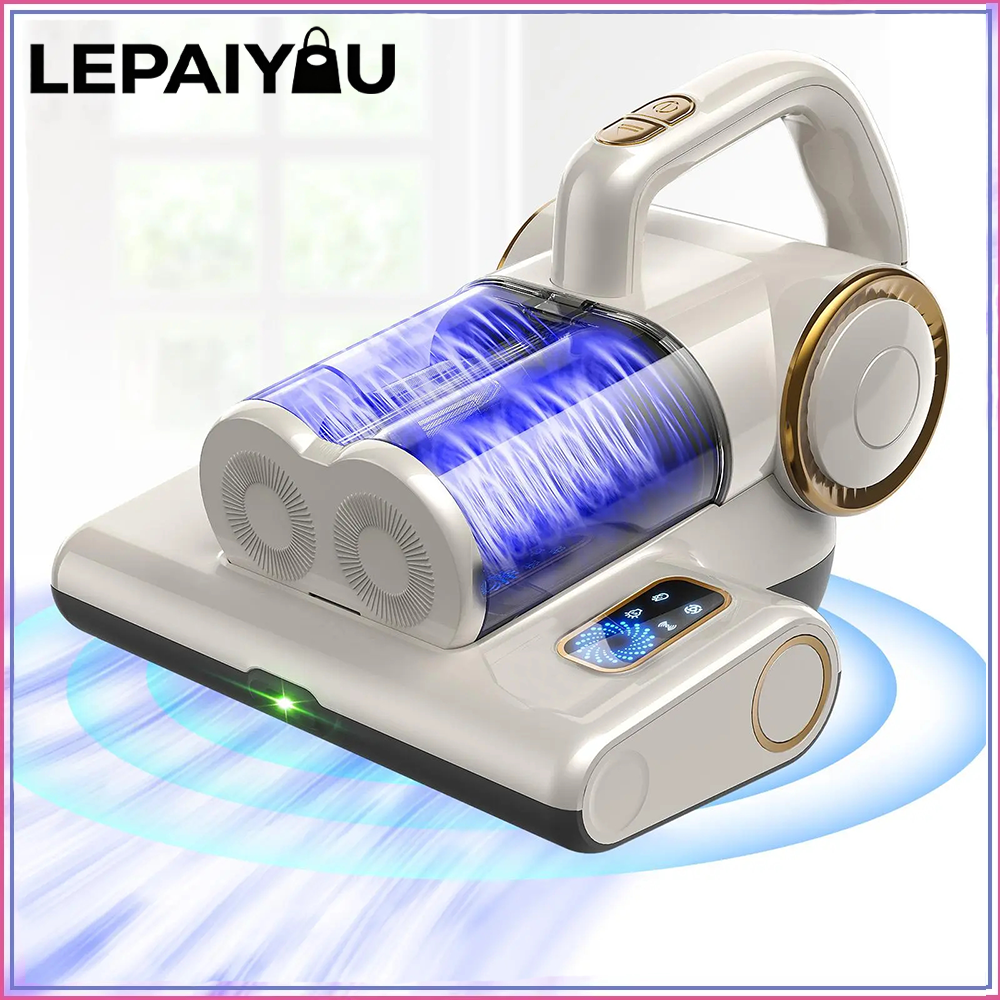 16Kpa Mattress Vacuum Cleaner with UV-C Light, Heat & HEPA, 500W Corded Handheld for Bed, Sofa, Couch