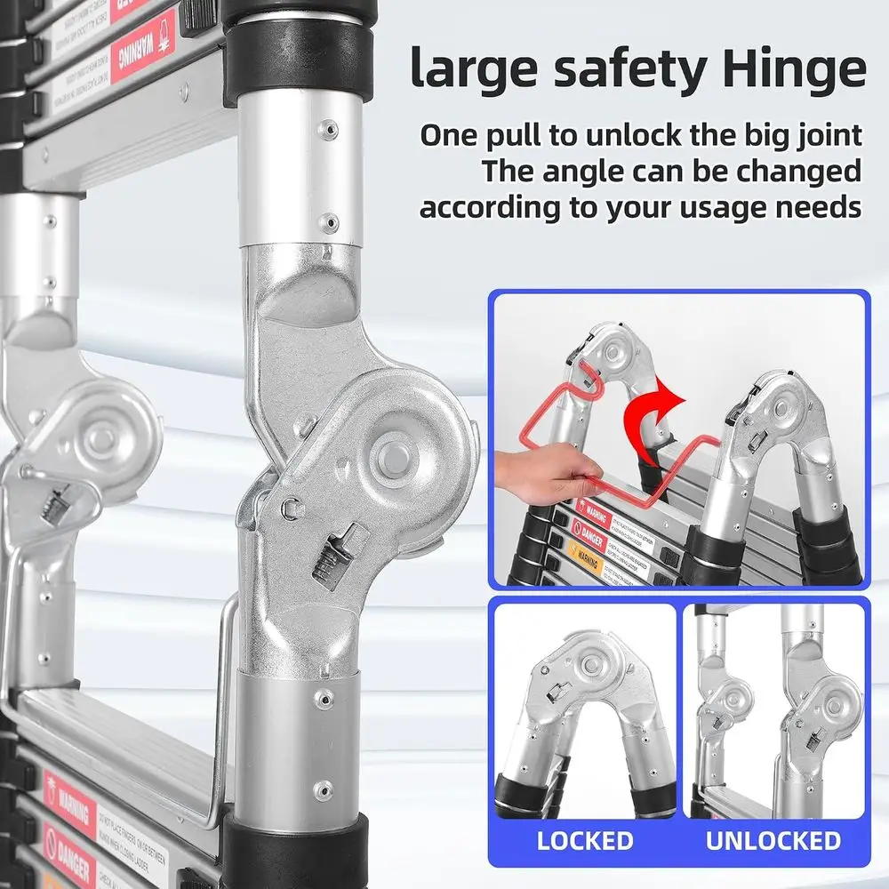 Multi-Purpose & Reliable &mdash; lepaiyou Telescoping Ladder