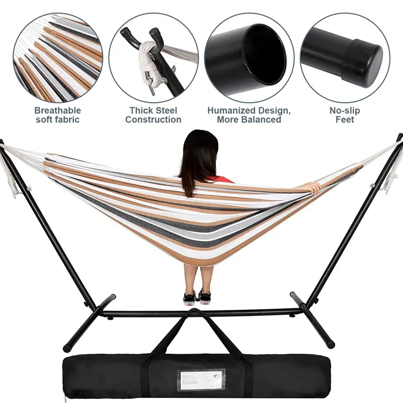 Hamaca con Soporte de Acero y Estuche Portátil CoolCamp™
