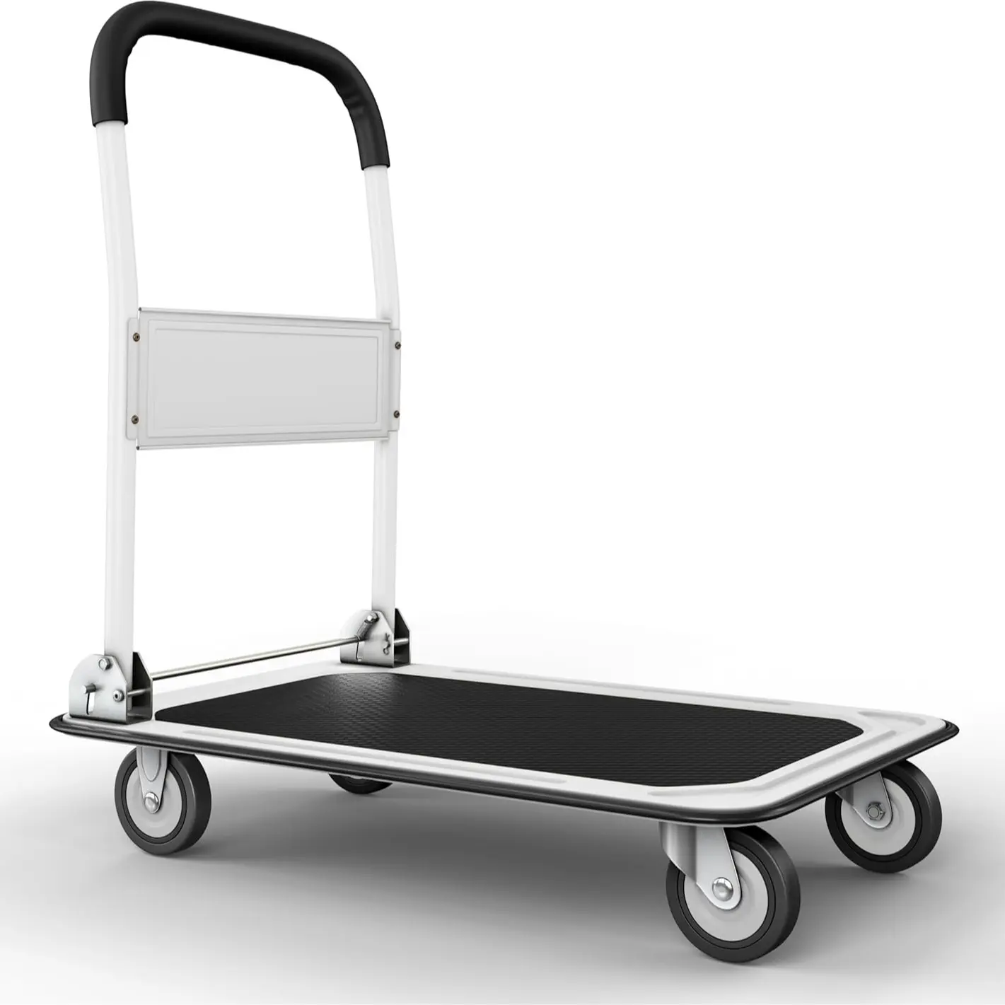 Upgraded Foldable Push Cart Dolly | 330/660 lb Capacity