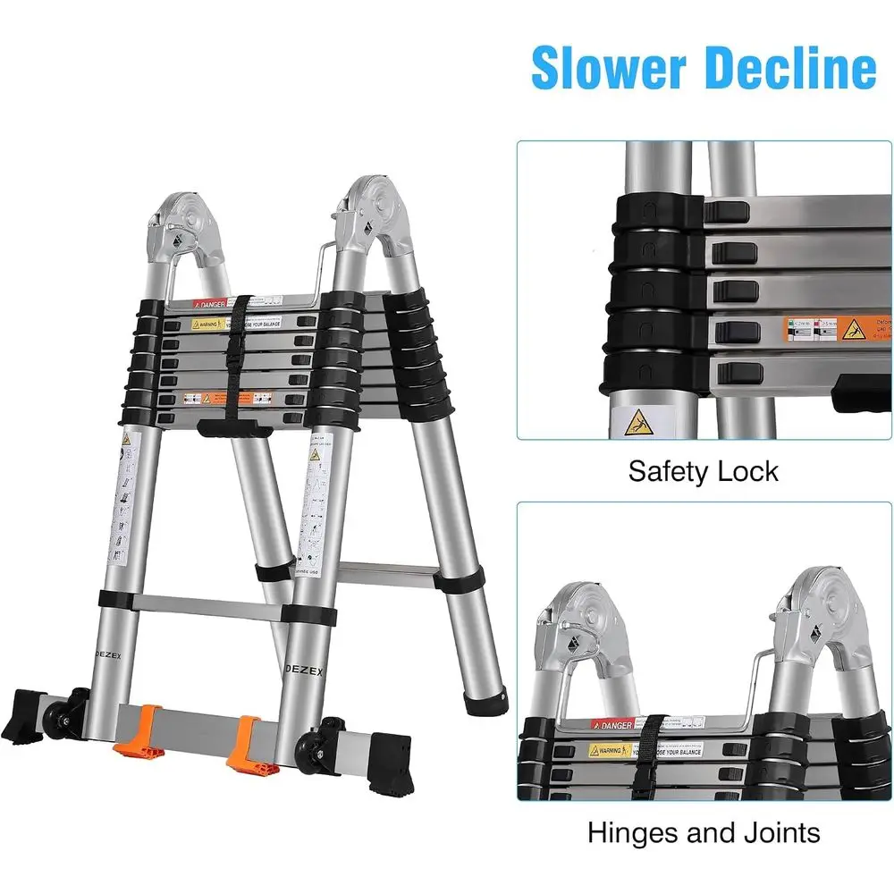 Portable & Compact Storage &mdash; lepaiyou Telescoping Ladder