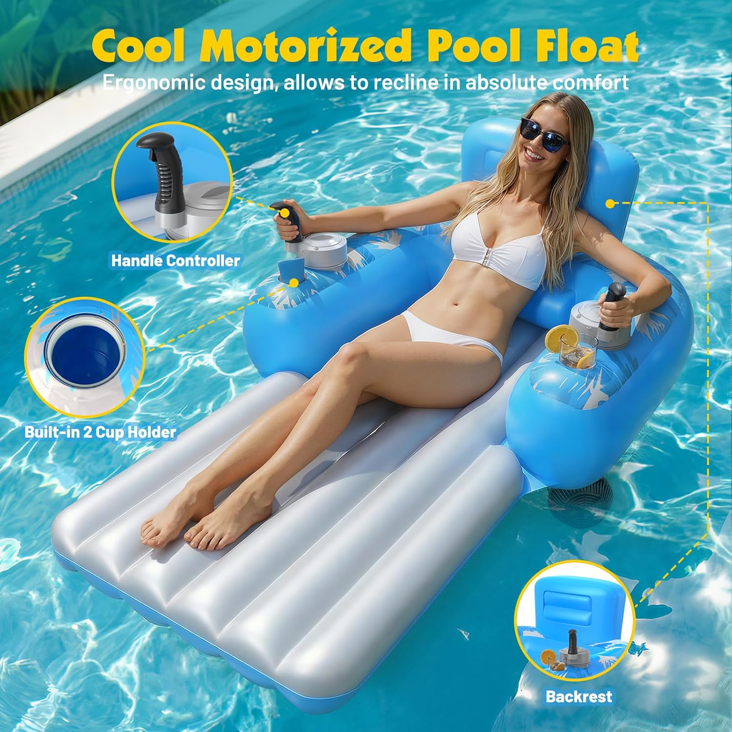 ☀️ Summer Carnival Half-Price Special — Electric Summer Pool Cruiser 🏊