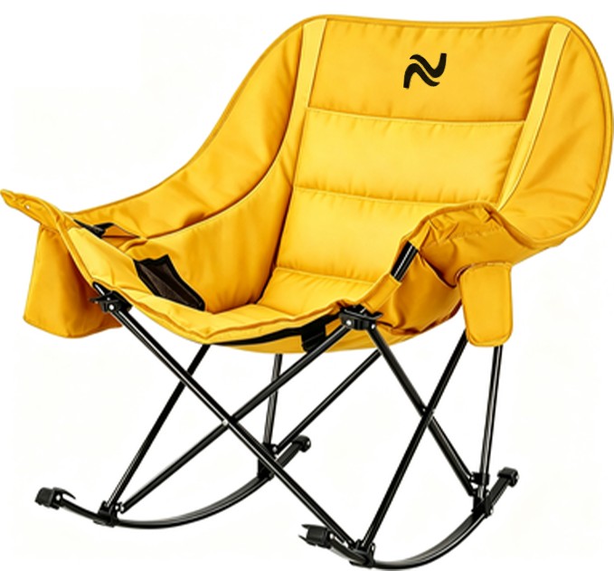 Foldable Outdoor Rocking Moon Chair
