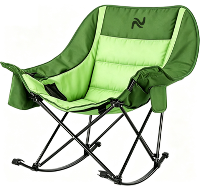 Foldable Outdoor Rocking Moon Chair