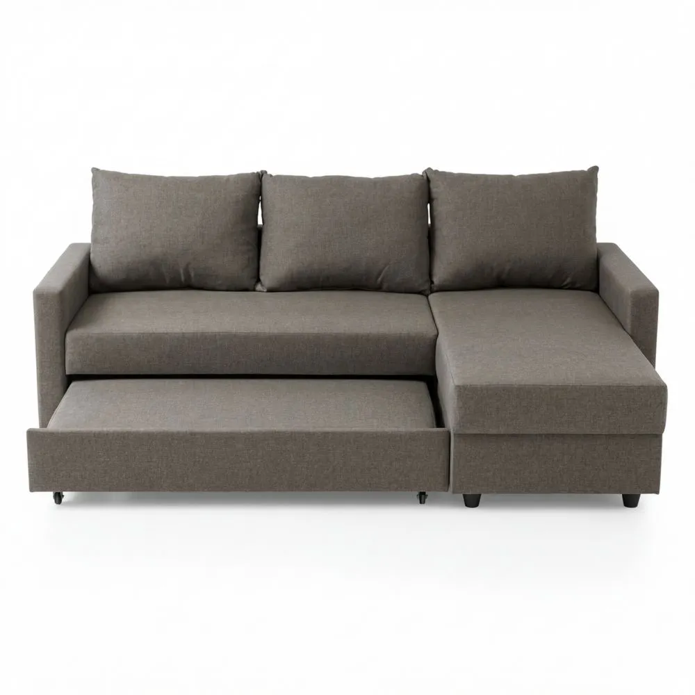 Sofá rinconera en forma de L con espacio de almacenamiento