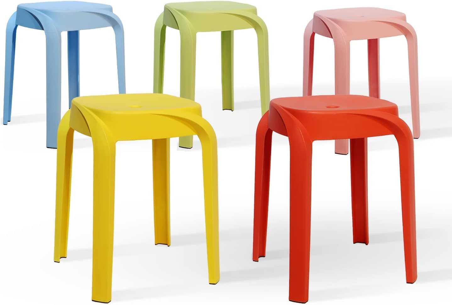 5 Pack Stackable Stools