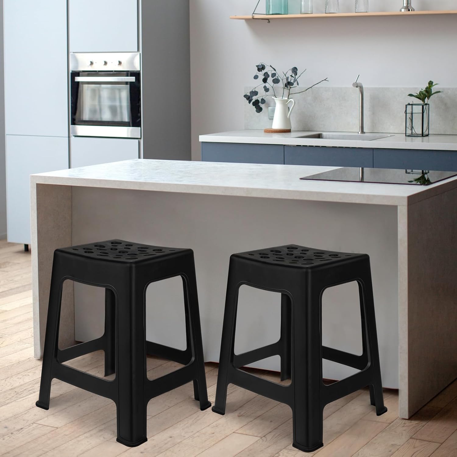 6 Pack Plastic Stools