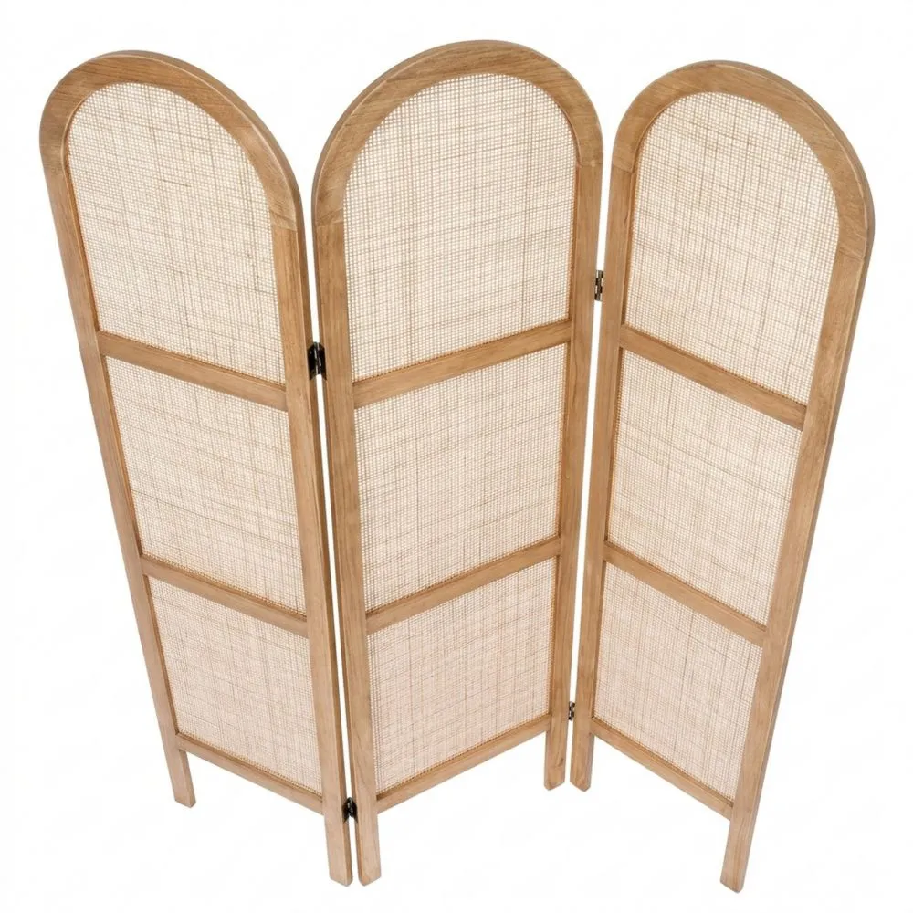 Panel Decorativo de Madera y Ratán 170x120 cm