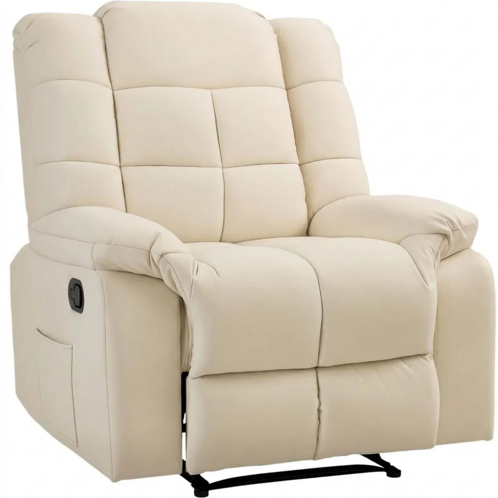 Sillón de Masaje Reclinable con 8 Puntos de Masaje, Control Remoto y Reposapiés