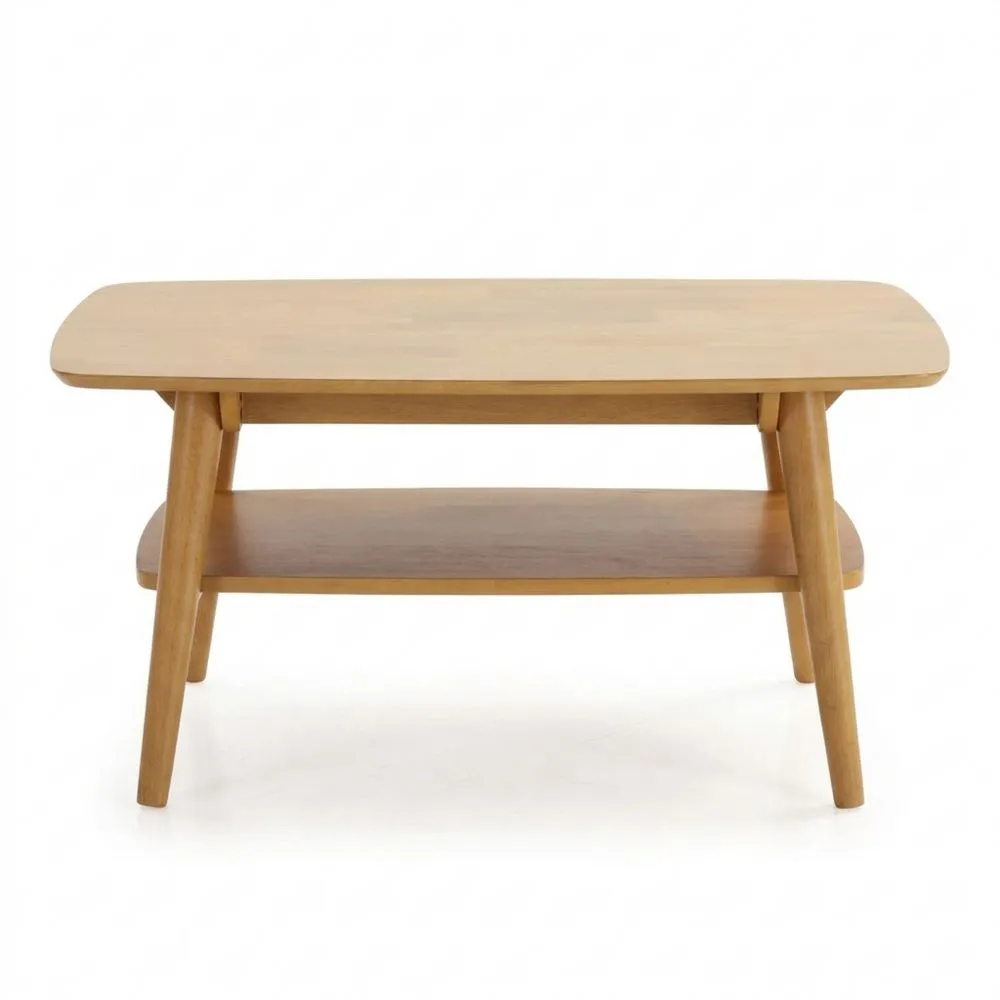 Mesa de Centro de Madera Maciza en Roble Hueco