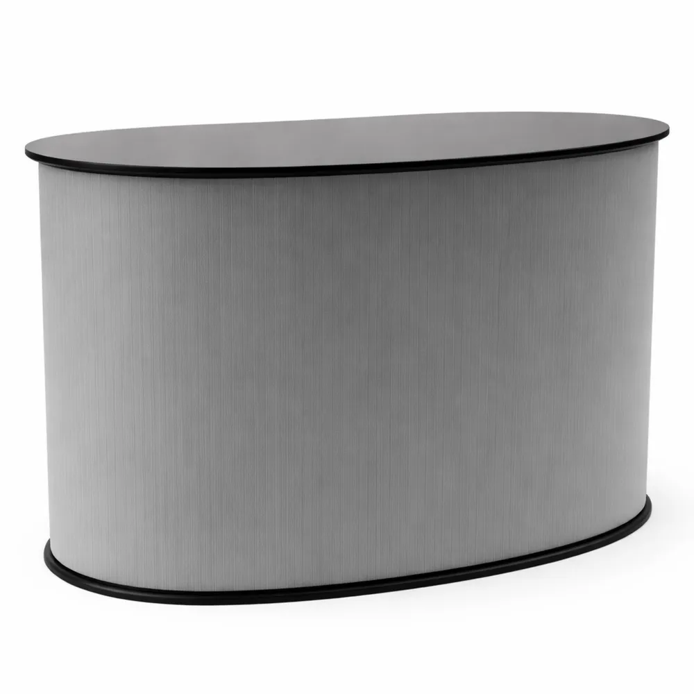 Bancone reception pieghevole 90x40x90 cm, per aziende ed eventi-Doucefoyers