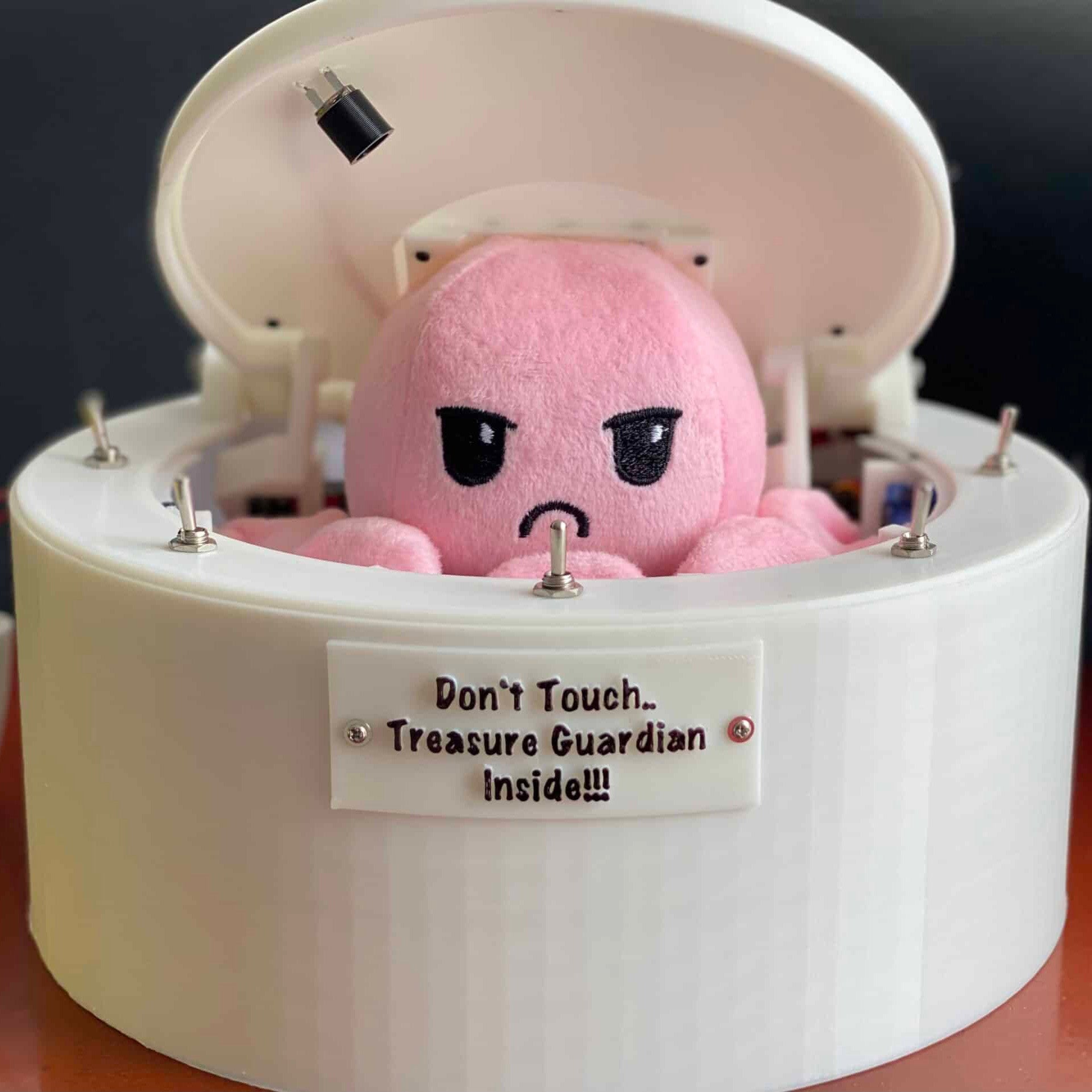 No Touch Octopus Treasure Guardian Box