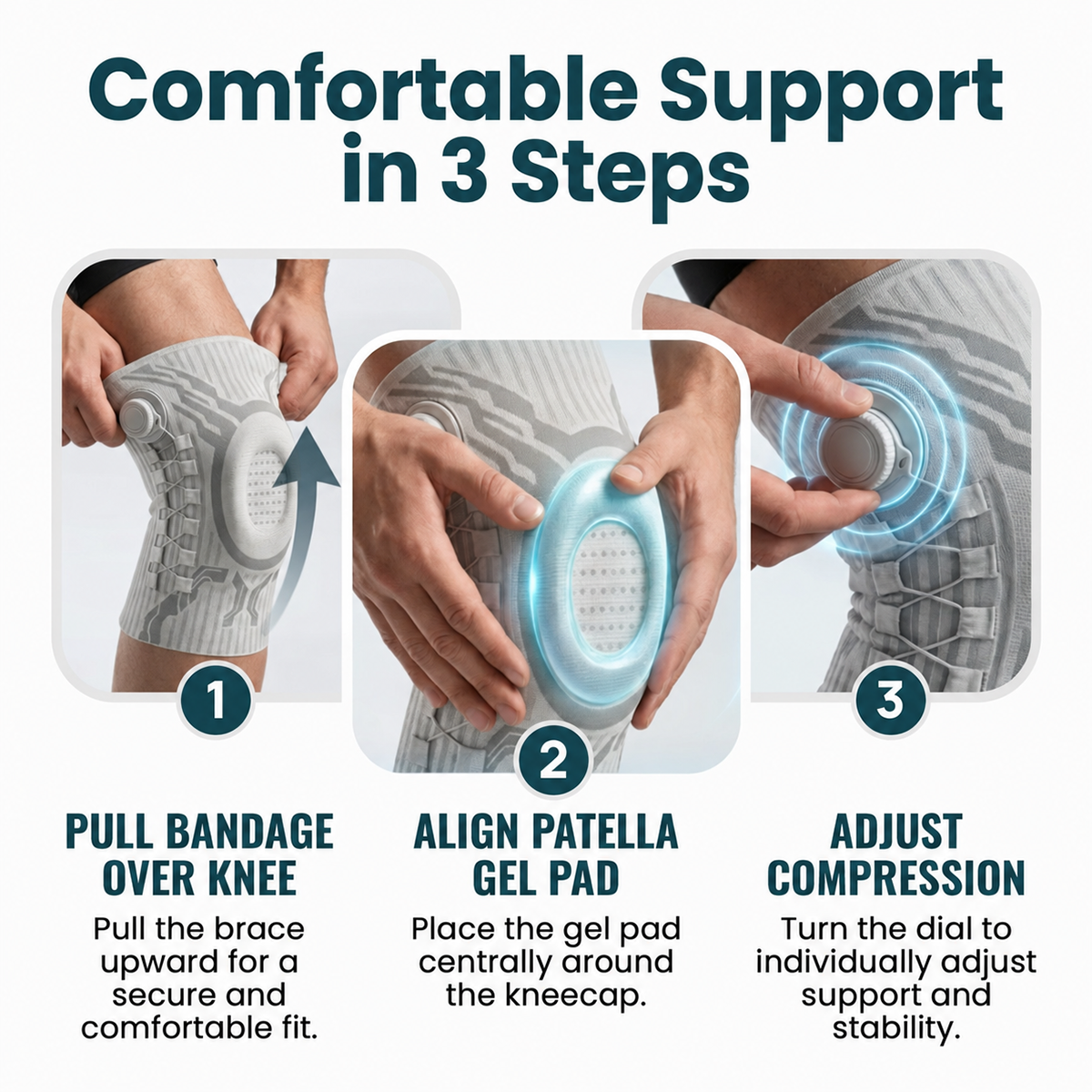 🥰Last Day 50% Off！Sports Compression Knee Support Brace