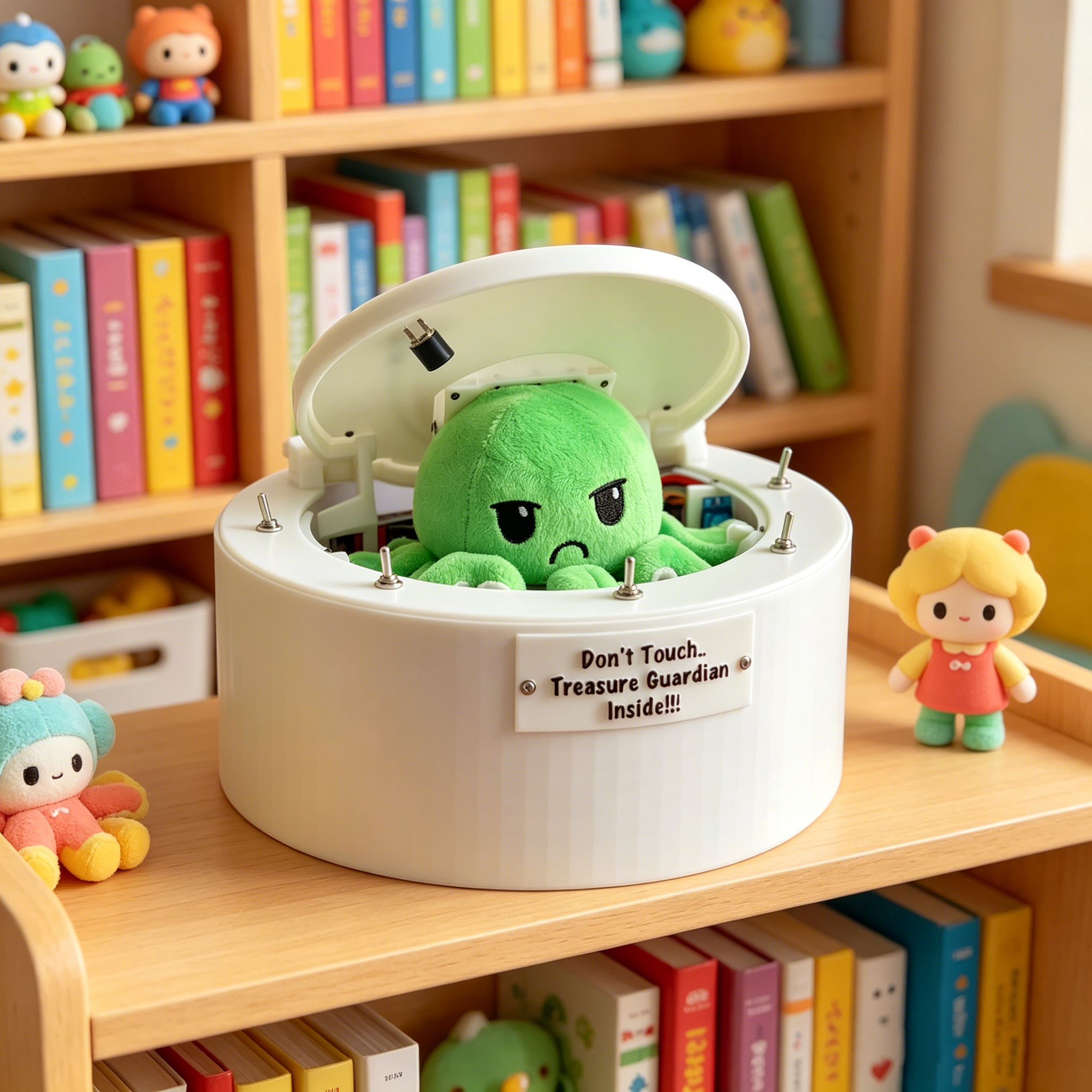 No Touch Octopus Treasure Guardian Box