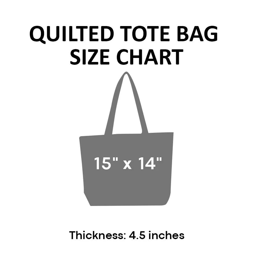 Garden of Joy – Colorful Floral Quilted Tote Bag