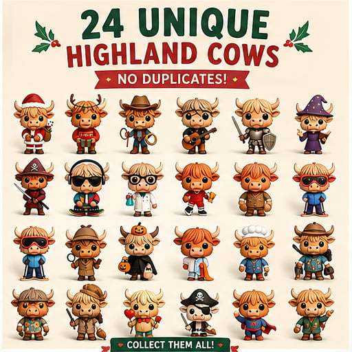 🐂🎁2026 Highland Cow Advent Calendar
