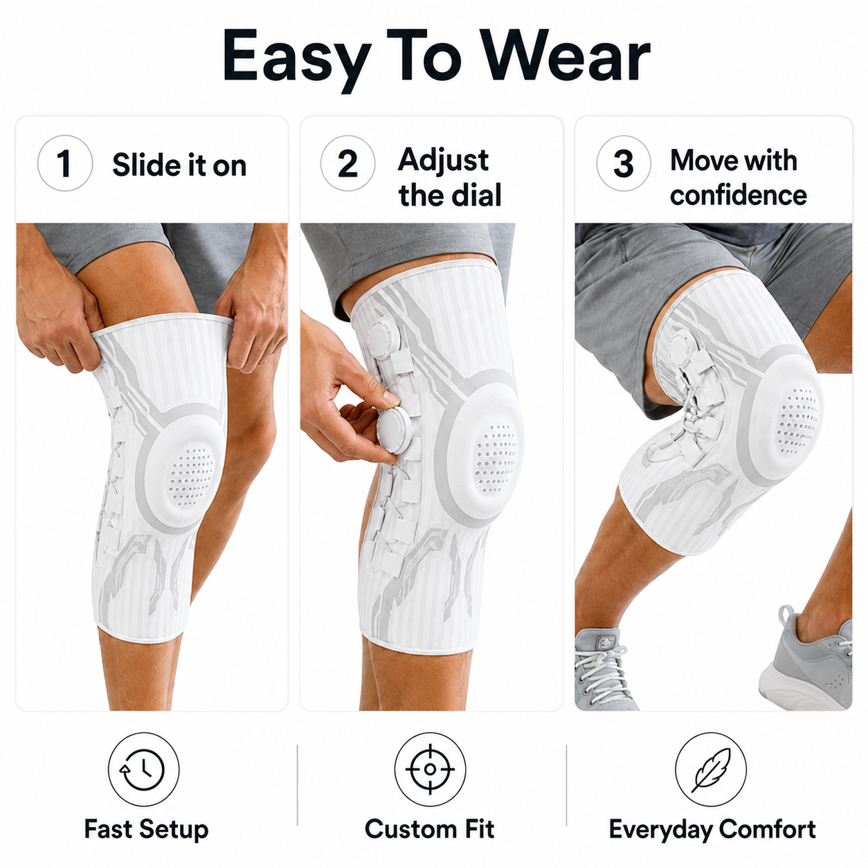 🥰Last Day 50% Off！Sports Compression Knee Support Brace