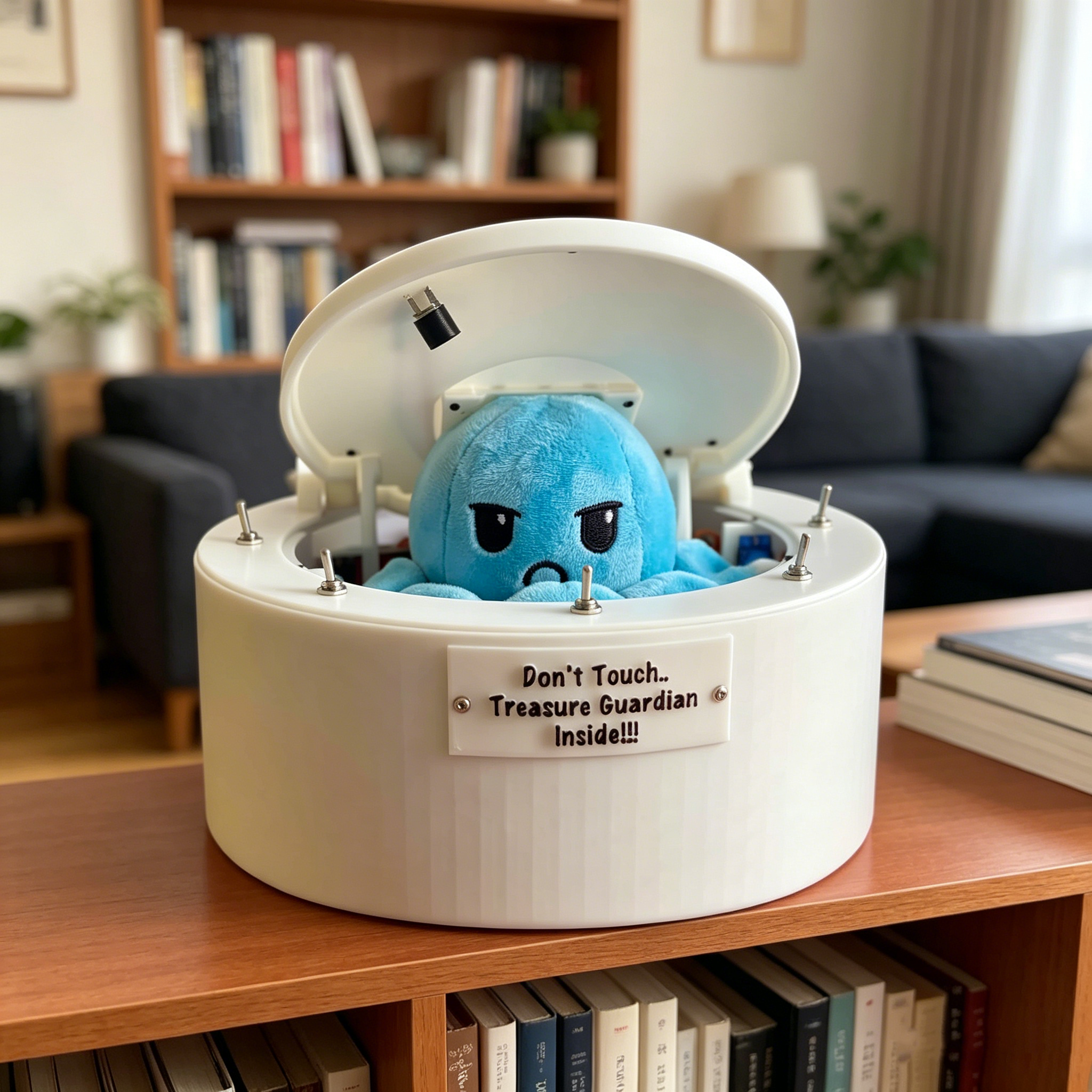 No Touch Octopus Treasure Guardian Box