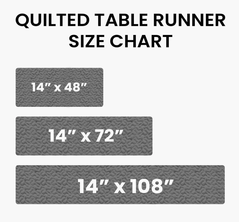 Dragon Hoard Pattern Quilted Table Runner - Eco-Friendly & Machine Washable | Dragon