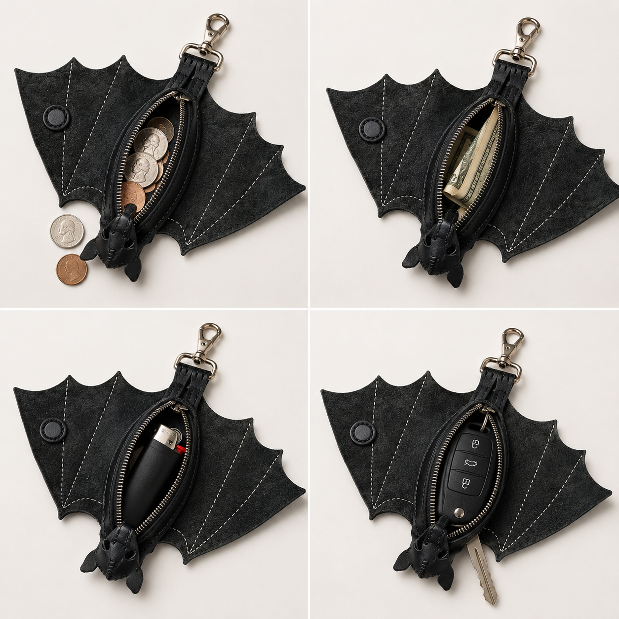 Leather Bat Coin Purse🦇