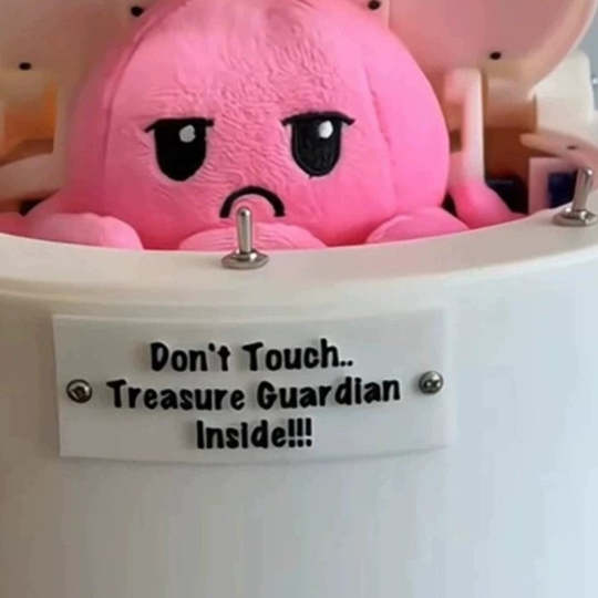 No Touch Octopus Treasure Guardian Box