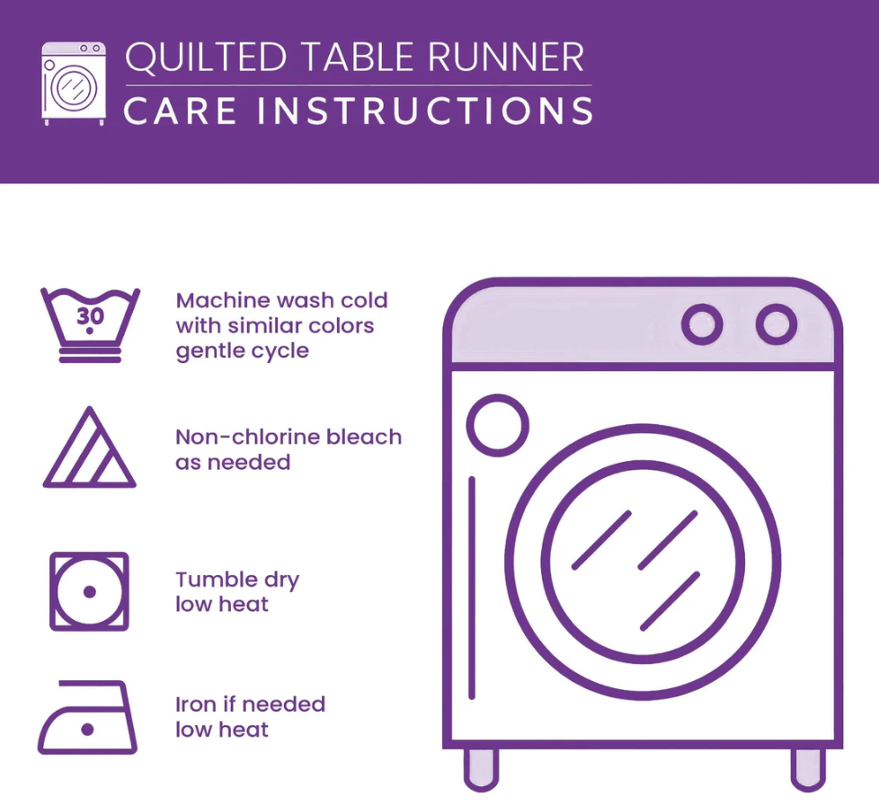 Sausage Dog Quilted Table Runner Dachshund Forest Path Pattern Dining Table Flag for Home Decor | Dog