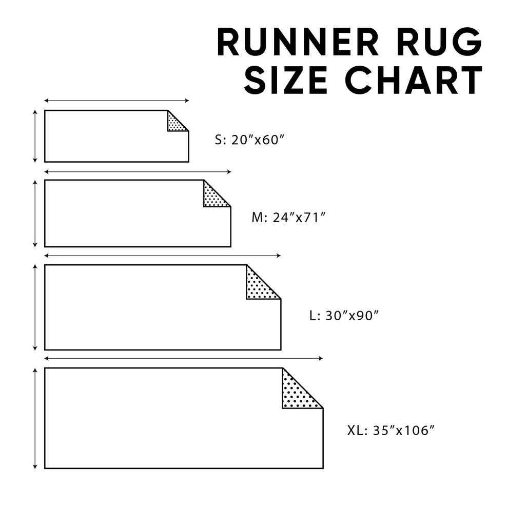 3D Water Cilff Runner Rug  | nature