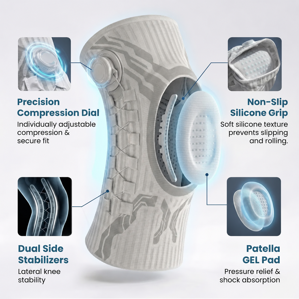🥰Last Day 50% Off！Sports Compression Knee Support Brace